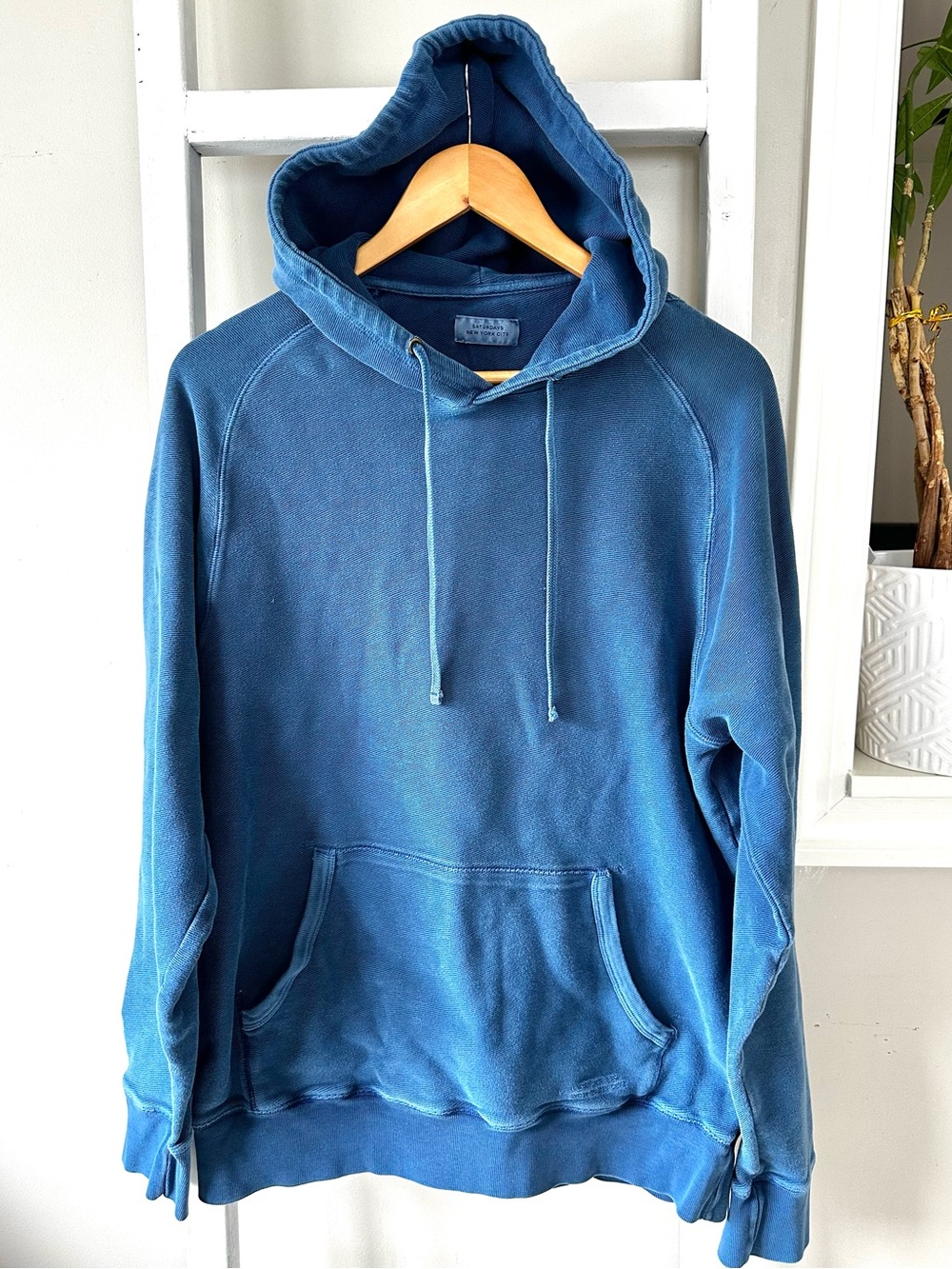 Saturdays NYC Textured Cotton Hoodie